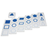 Карти С Геометрични Фигури За Монтесори Геометричен Шкаф - 99Бр - Играчки - Smartbaby - BebeMama