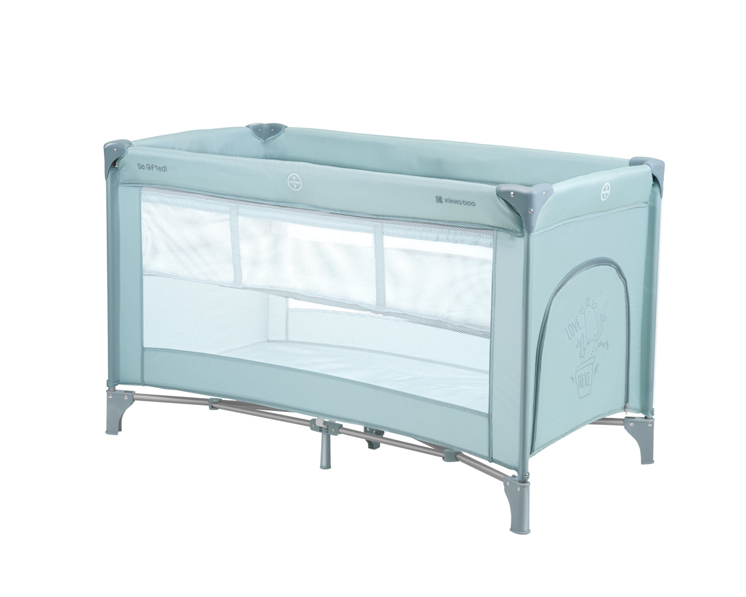 Кошара На Две Нива So Gifted Mint 2023 - Сгъваеми Кошари 2 Нива - Kikkaboo - BebeMama