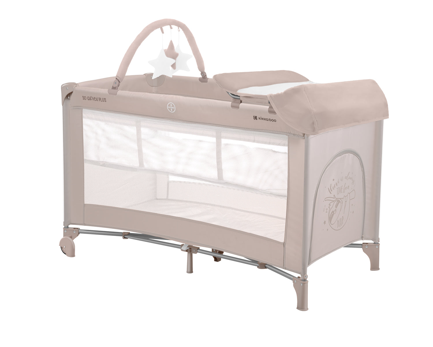 Кошара На Две Нива So Gifted Plus Beige - Сгъваеми Кошари 2 Нива - Kikkaboo - BebeMama