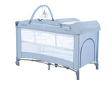 Кошара На Две Нива So Gifted Plus Син - Сгъваеми Кошари 2 Нива - Kikkaboo - BebeMama