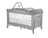 Кошара На Две Нива So Gifted Plus Grey - Сгъваеми Кошари 2 Нива - Kikkaboo - BebeMama