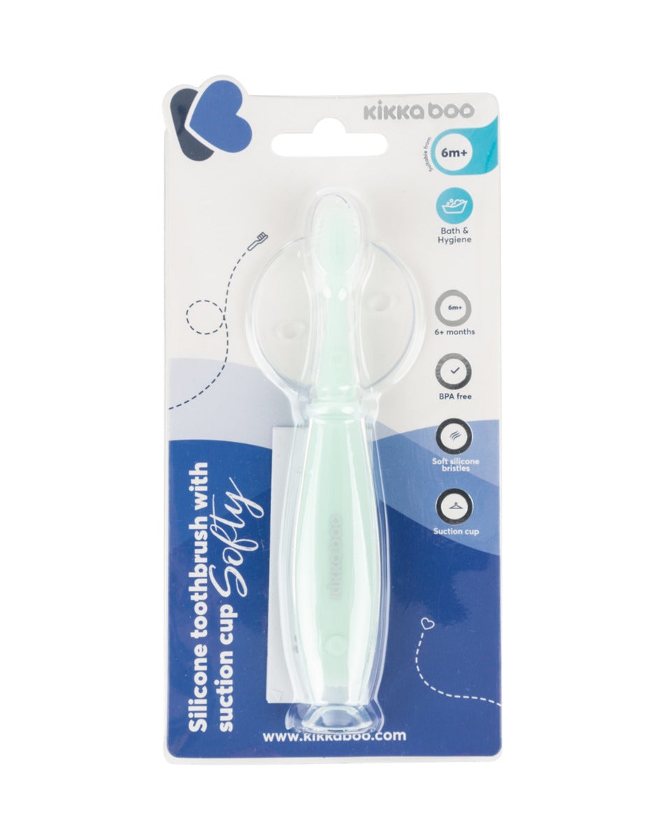 Четка Силиконова За Зъби Softy Mint --- BebeMama