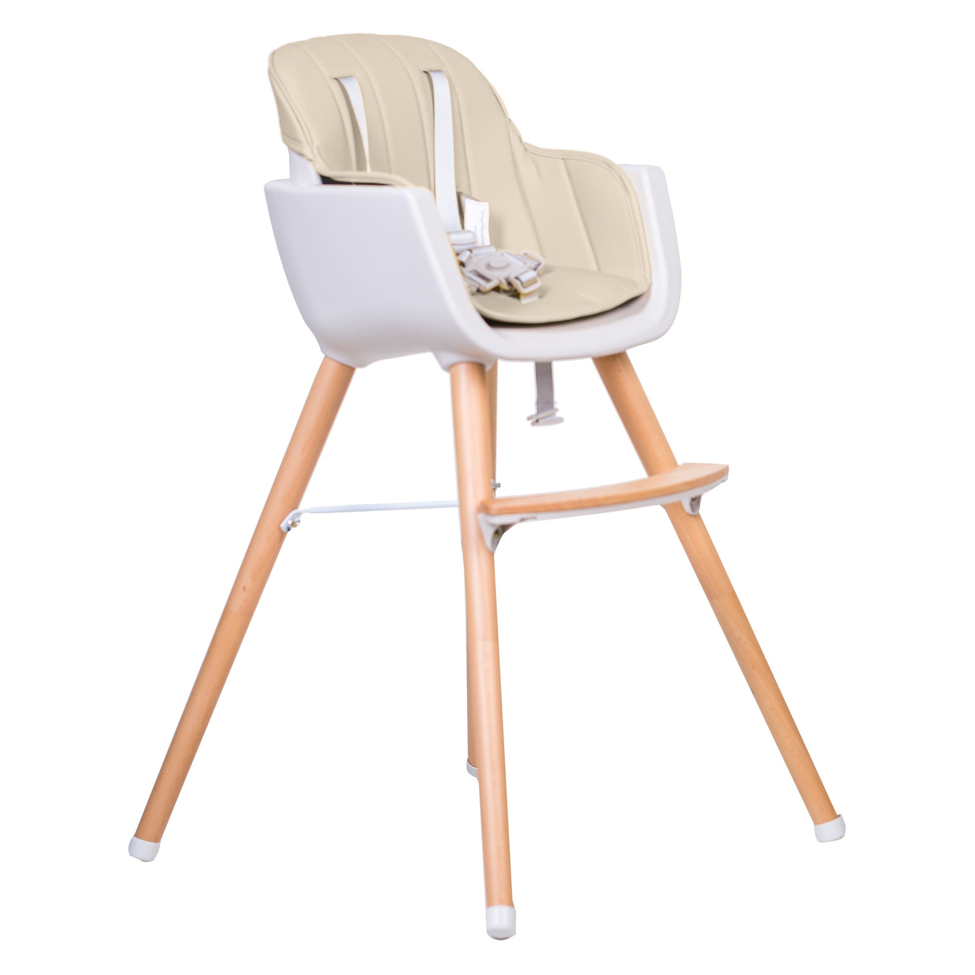 Столче За Хранене Buba Carino Слонова Кост --- BebeMama