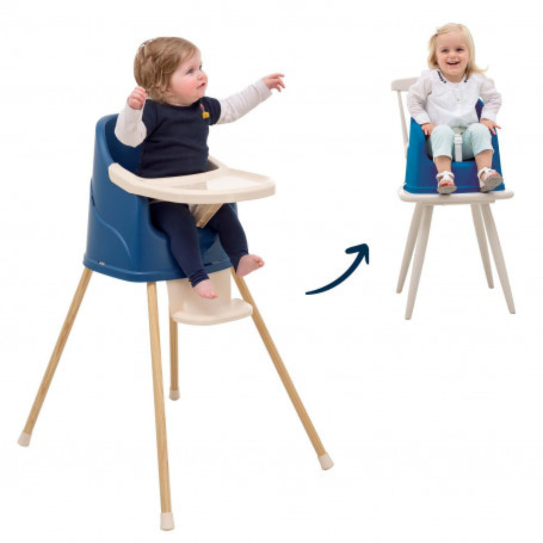 Столче За Хранене Thermobaby Youpla 2В1 Синьо --- BebeMama