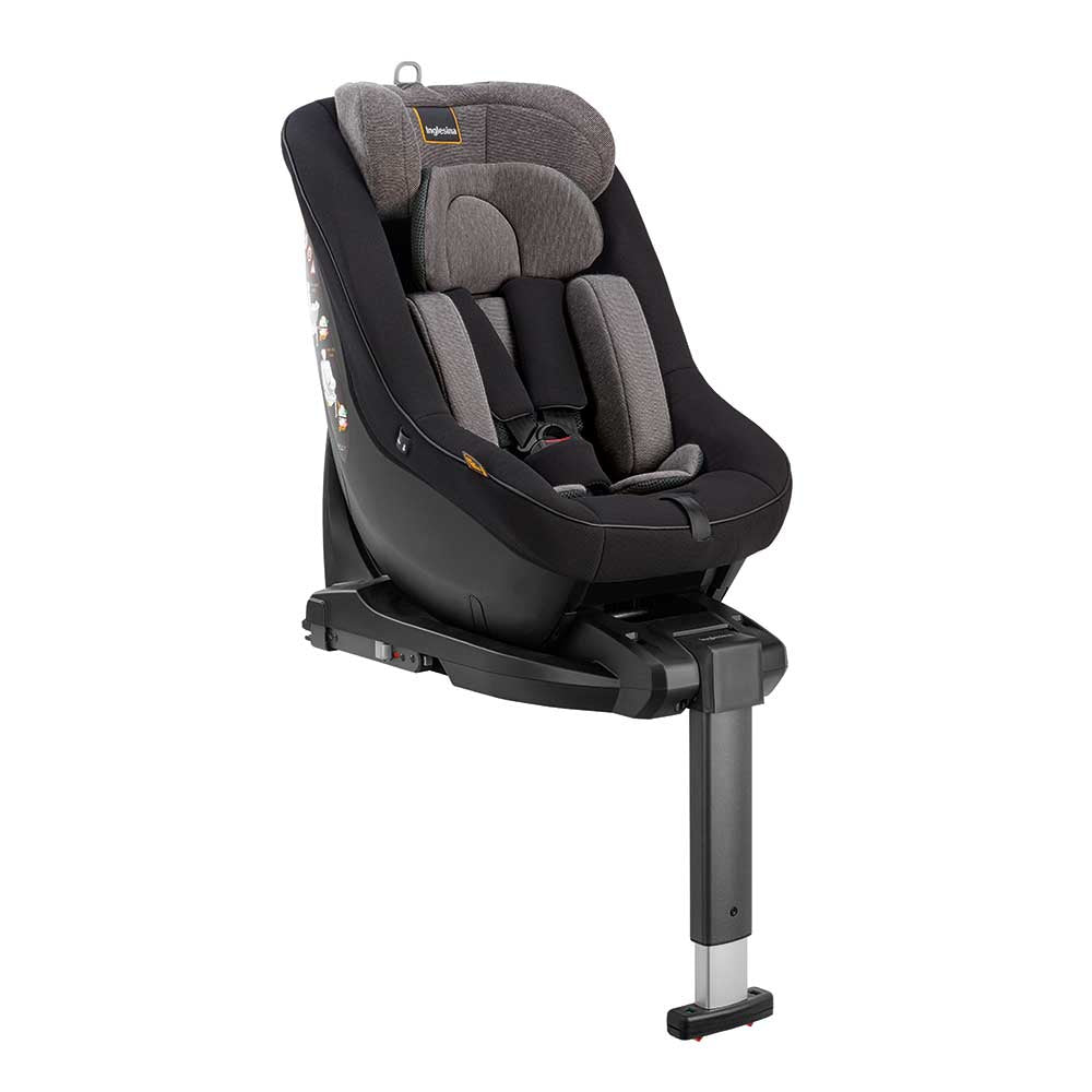 Столче За Кола Inglesina Darwin Next Stage I-Size - Vulcan Черен - Група 0+/1/2/3 (0-36Кг) - Inglesina - BebeMama