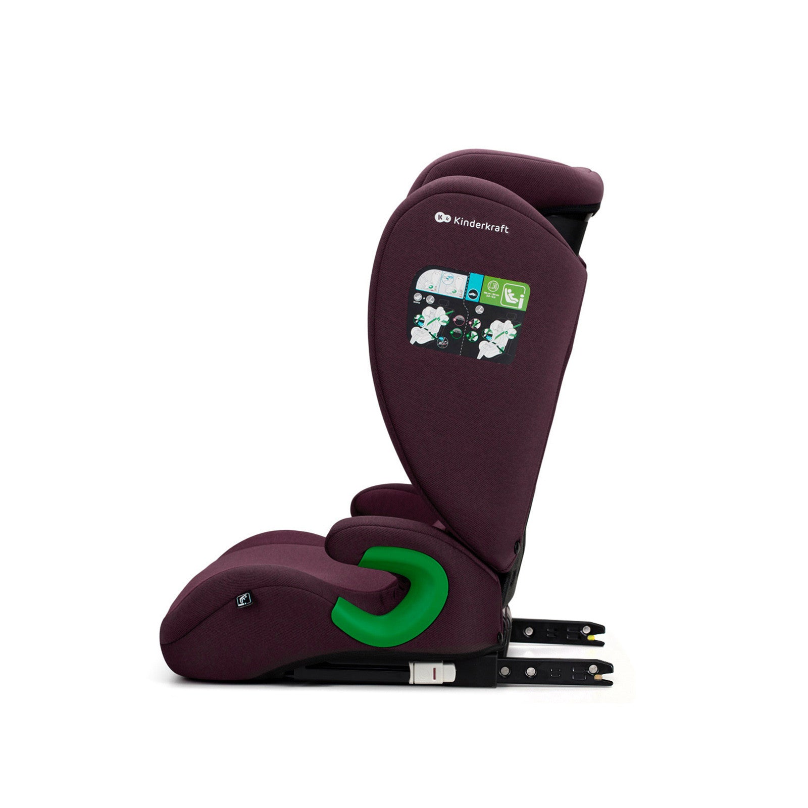 Столче За Кола Kinderkraft Junior Fix 2 I-Size Cherry Pearl --- BebeMama