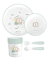 Сет За Хранене Пластмаса Savanna Mint - Комплекти За Хранене - Kikkaboo - BebeMama