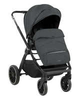 Комбинирана Количка 2В1 С Кош За Новородено Tiffany Dark Grey 2024 --- BebeMama