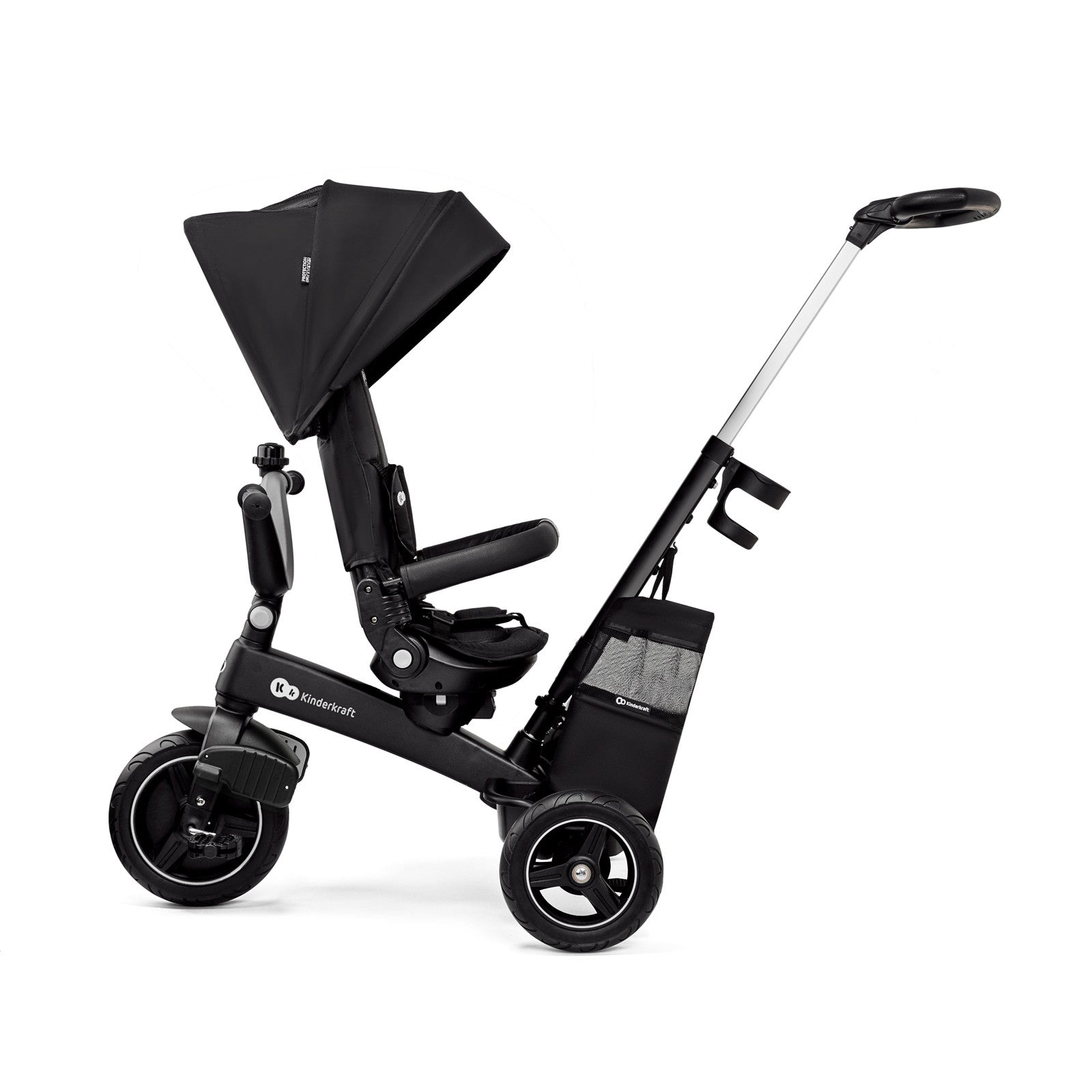 Триколка Kinderkraft Easytwist Черна --- BebeMama