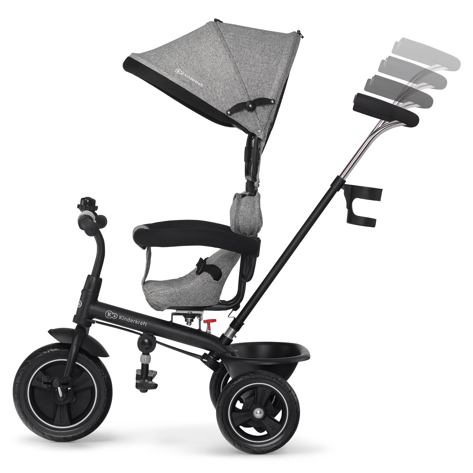 Триколка Kinderkraft Freeway Сив Меланж --- BebeMama
