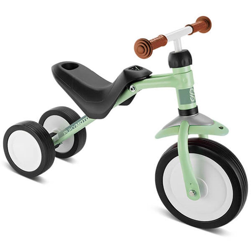 Триколка За Деца С Регулираема Седалка Puky Pukymoto Пастелно Зелена --- BebeMama