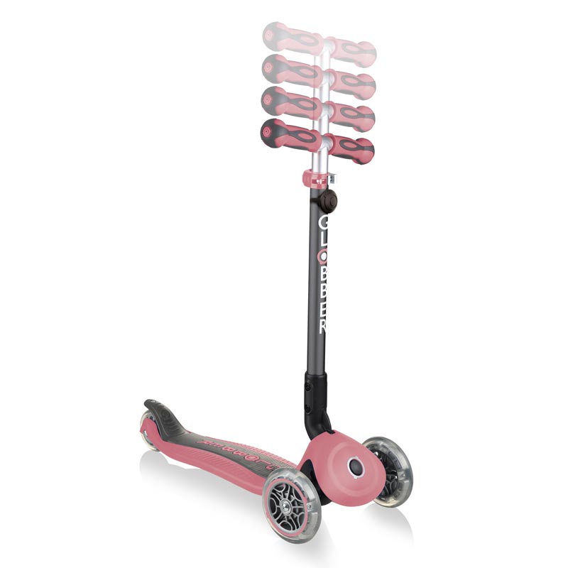 Тротинетка С Родителски Контрол 5 В 1 Go Up Deluxe Play – Пастелно Розова --- BebeMama