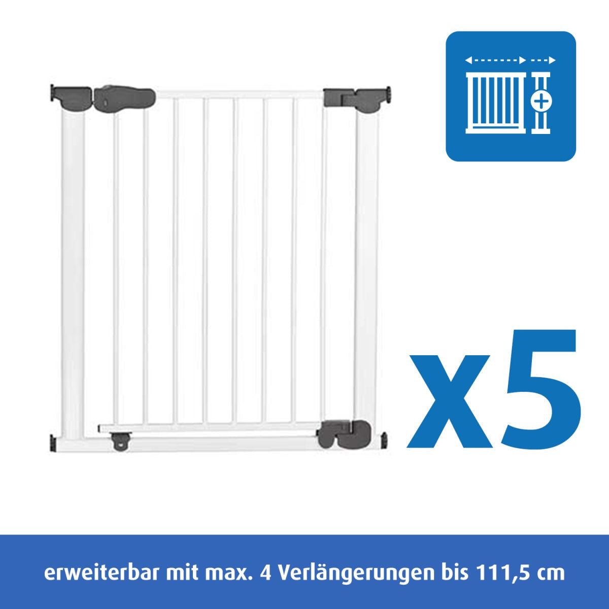 Универсална Преграда За Врата/Стълби Reer 46302 Флуорисцираща --- BebeMama