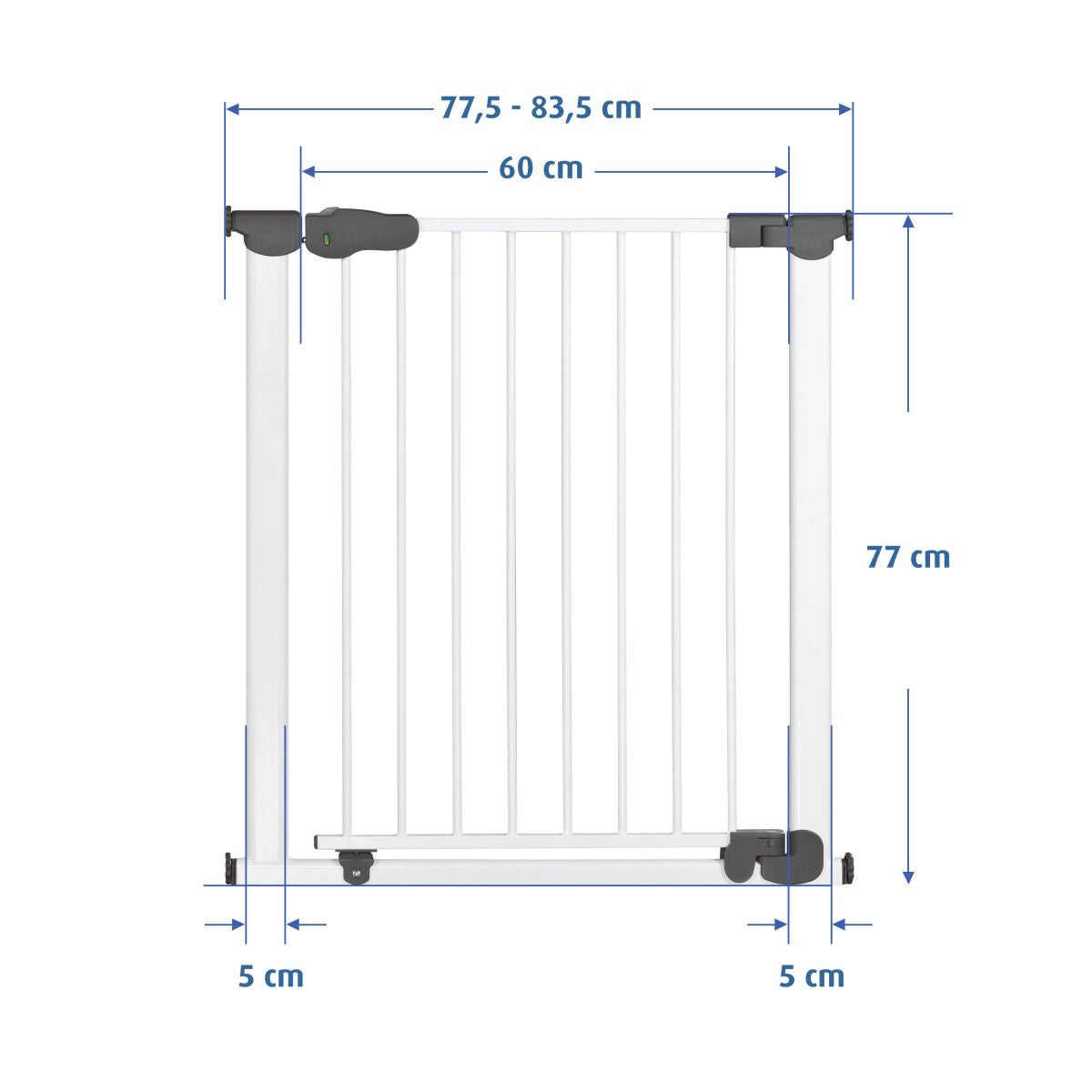Универсална Преграда За Врата/Стълби Reer 46302 Флуорисцираща --- BebeMama