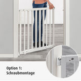 Универсална Преграда За Врата/Стълби С Натиск Reer 46130 Бяла --- BebeMama