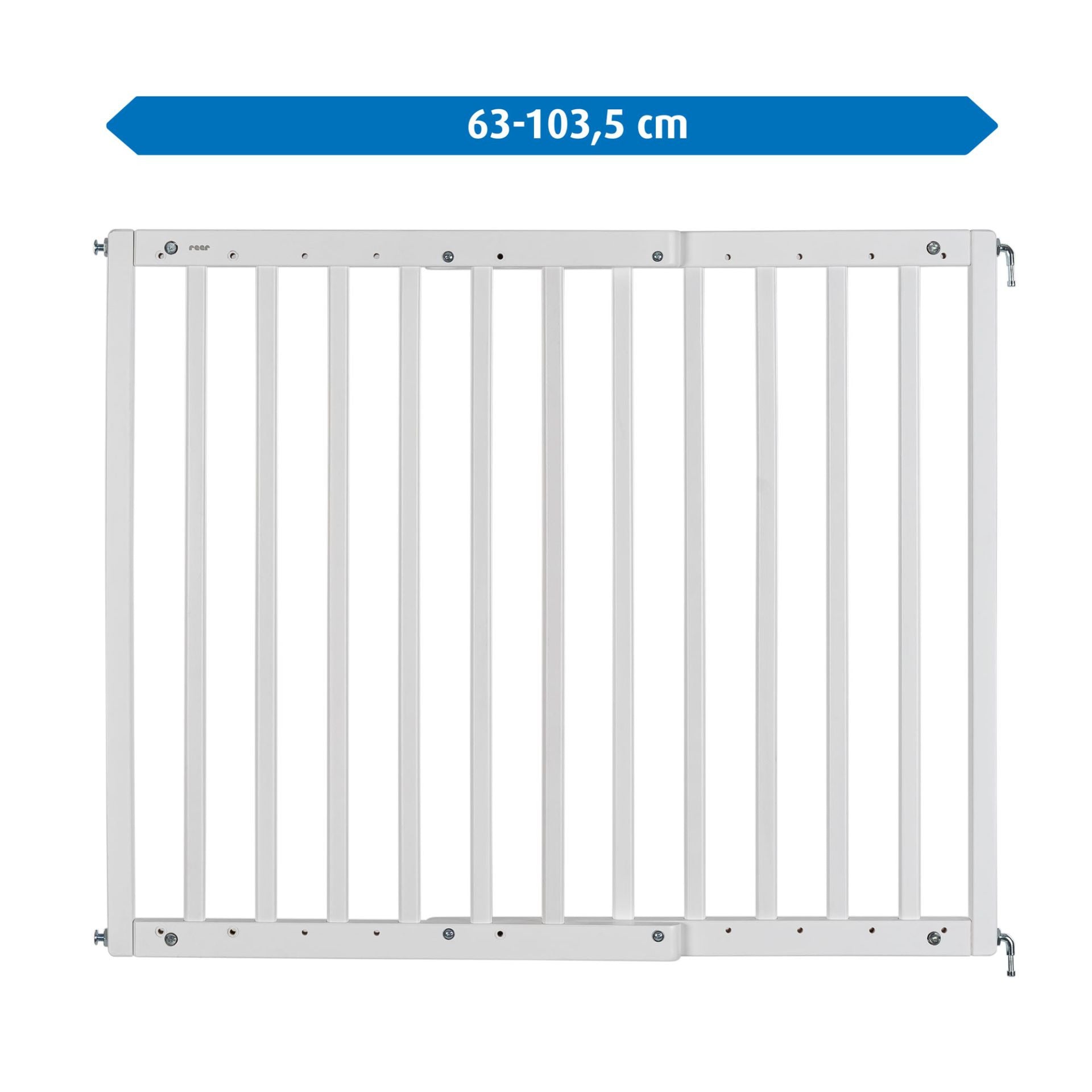 Универсална Преграда За Врата/Стълби С Пробиване Reer 46140 Бяла --- BebeMama