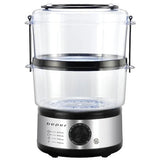 Уред За Готвене На Пара Beper Bc.261 Черен/Инокс - Уреди За Хранене - Beper - BebeMama