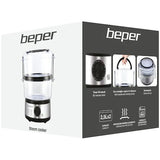 Уред За Готвене На Пара Beper Bc.261 Черен/Инокс --- BebeMama