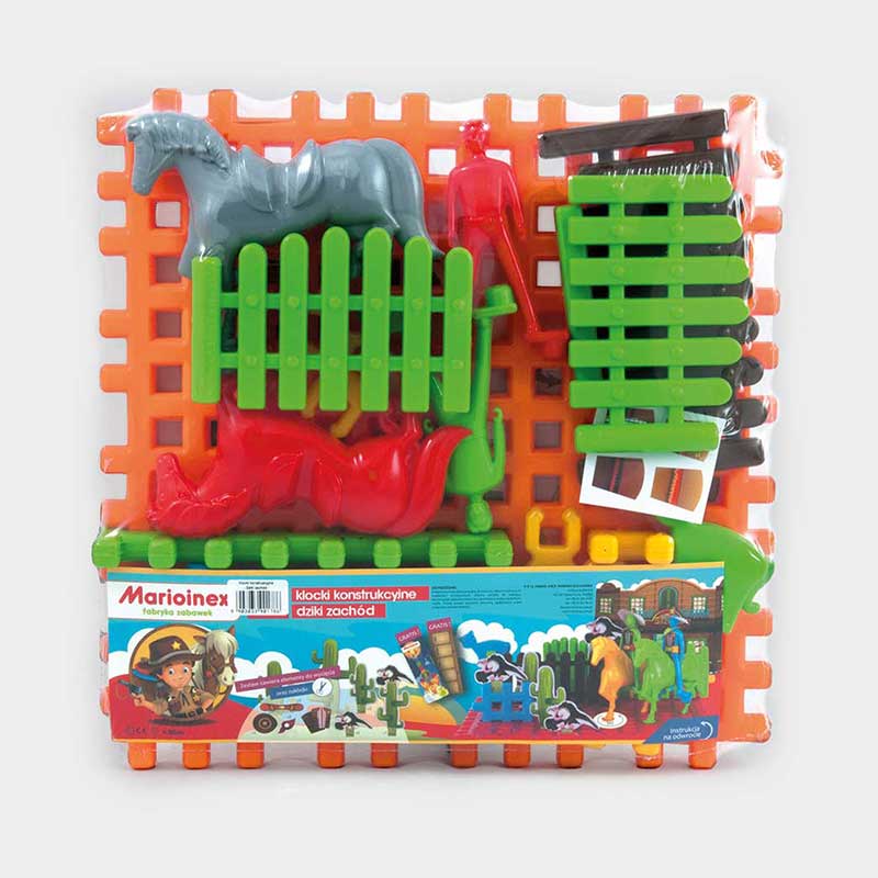 Вафлен Конструктор &Quot;Дивия Запад&Quot; От 16 Части --- BebeMama