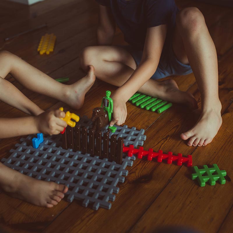 Вафлен Конструктор &Quot;Дивия Запад&Quot; От 16 Части --- BebeMama