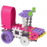 Вафлен Мини Конструктор От 140 Части, Розов --- BebeMama