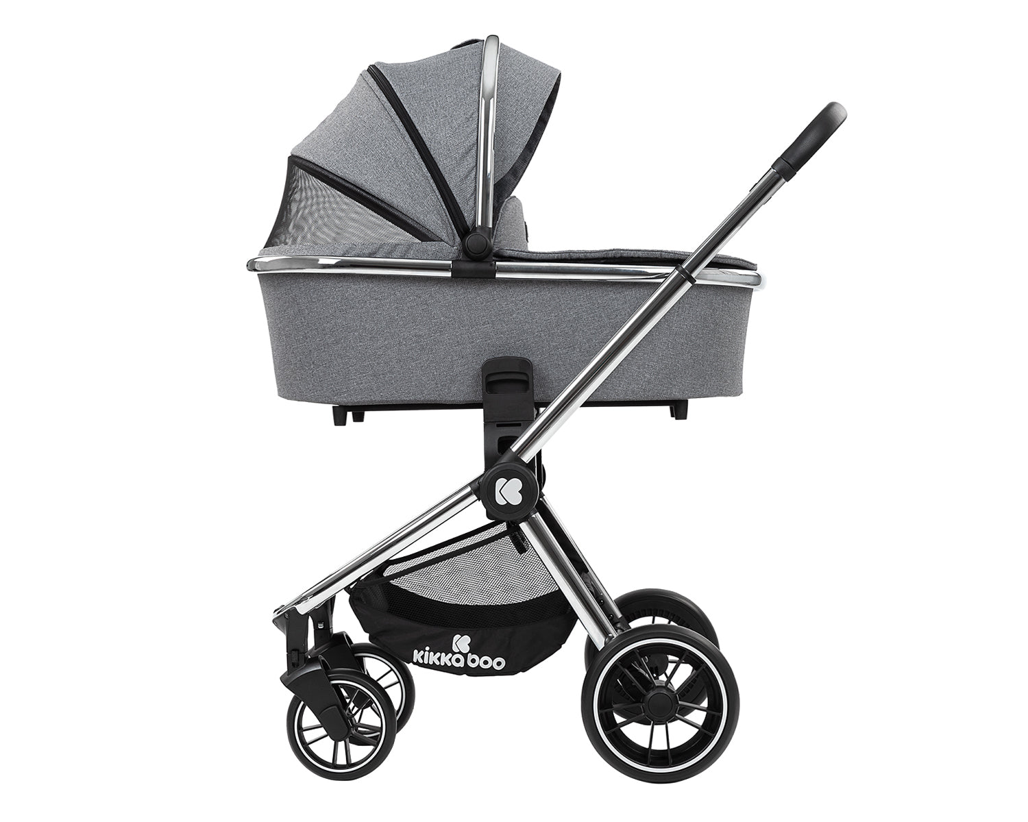 Комбинирана Количка 2 В 1 Vicenza Premium Grey --- BebeMama