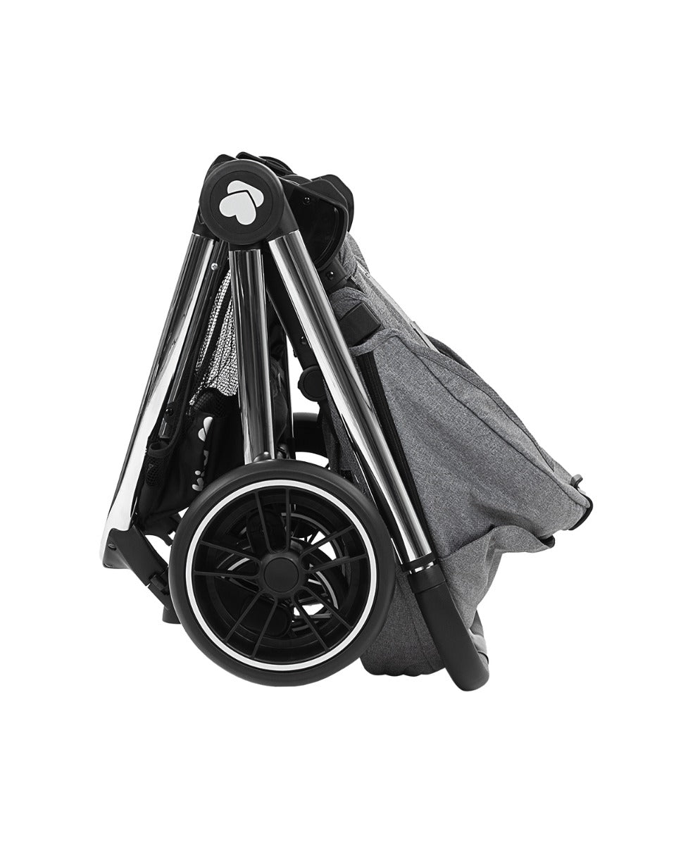 Комбинирана Количка 2 В 1 Vicenza Premium Grey --- BebeMama