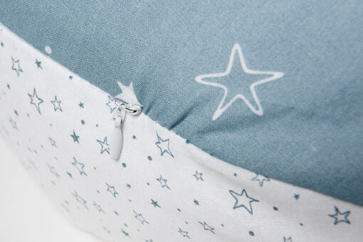 Възглавница за бременност и кърмене Nuvita DreamWizard 12в1, сиви звезди --- BebeMama