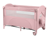 Кошара На Две Нива Milky Way Pink 2023 - Сгъваеми Кошари 2 Нива - Kikkaboo - BebeMama