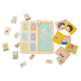 Забавен Дървен Пъзел С Фигурки На Деца --- BebeMama