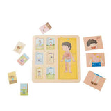 Забавен Дървен Пъзел С Фигурки На Деца --- BebeMama
