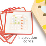 Забавна Дървена Дъска За Поставяне На Винтове С Аксесоари --- BebeMama