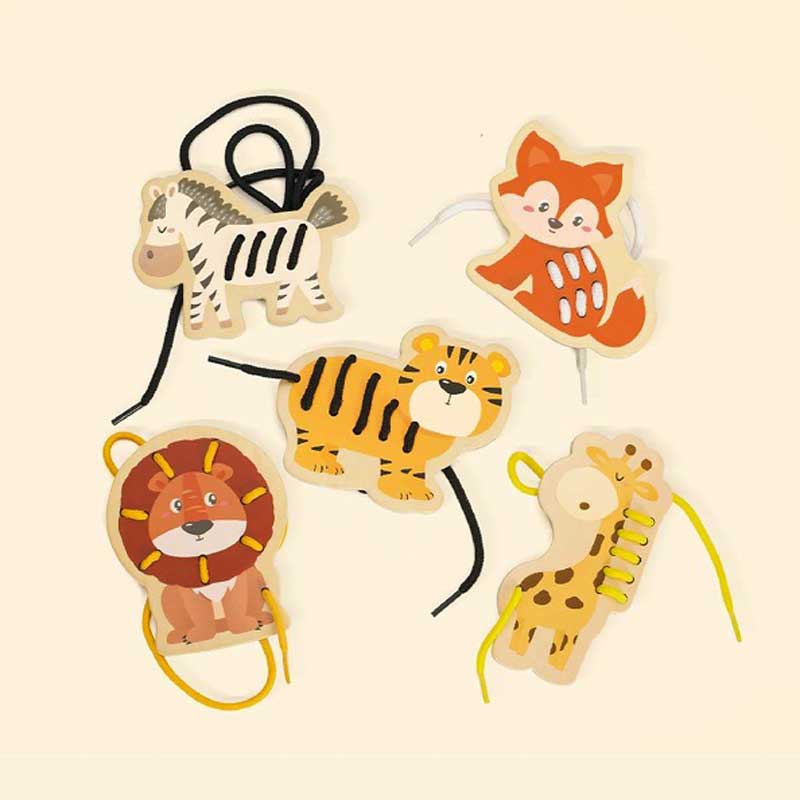 Забавна Детска Игра - Низанка, Африканските Животни --- BebeMama