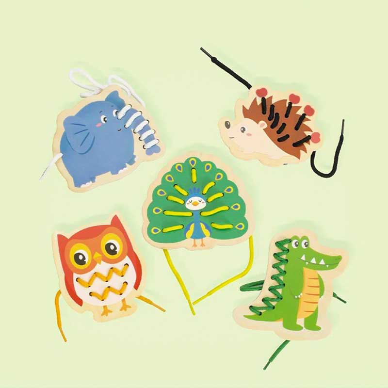 Забавна Детска Игра - Низанка, Животните От Джунглата --- BebeMama