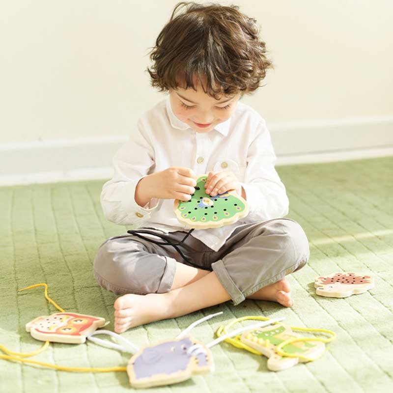 Забавна Детска Игра - Низанка, Животните От Джунглата --- BebeMama