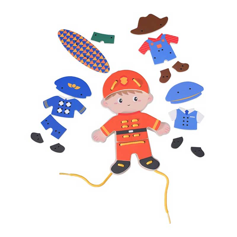 Забавна Детска Игра За Нанизване - Избери Си Професия, За Момчета - Занимателни Играчки - Classic World - BebeMama