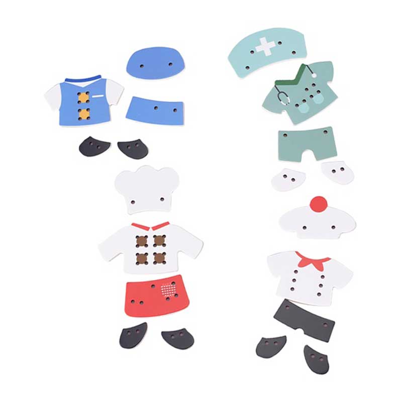 Забавна Детска Игра За Нанизване - Избери Си Професия, За Момичета --- BebeMama