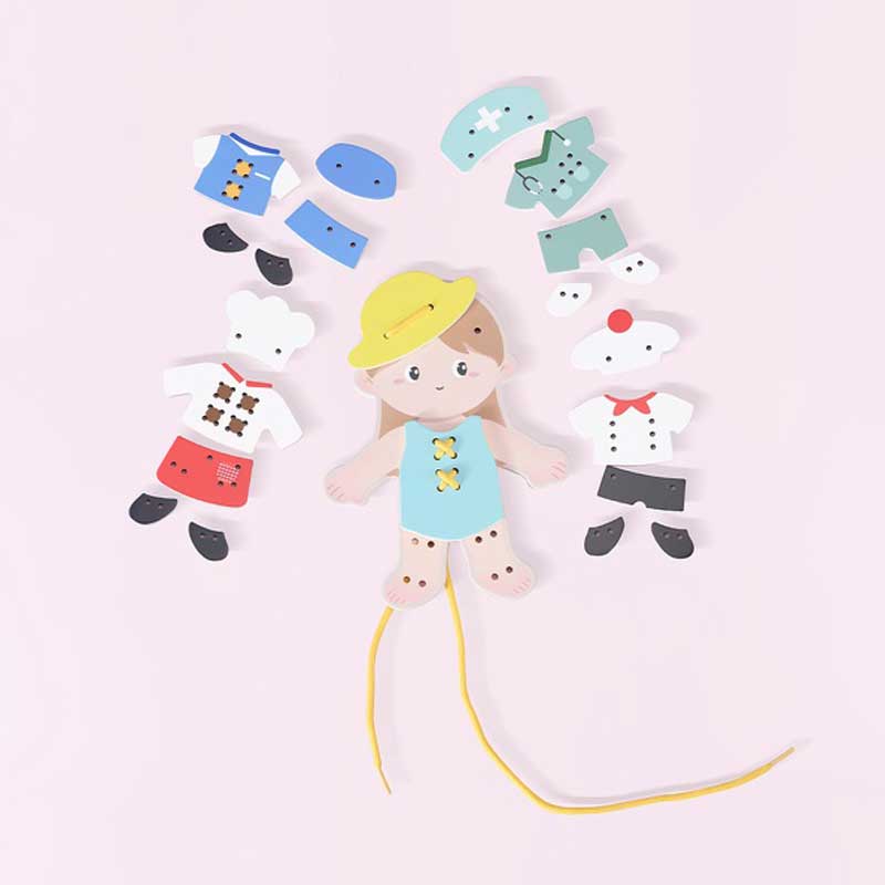 Забавна Детска Игра За Нанизване - Избери Си Професия, За Момичета --- BebeMama