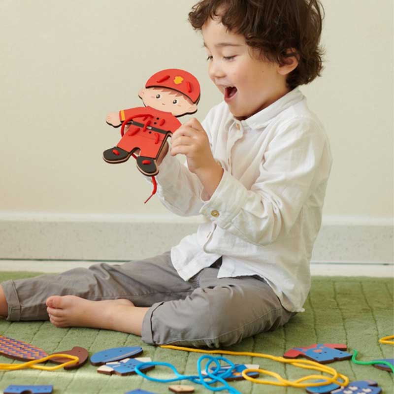 Забавна Детска Игра За Нанизване - Избери Си Професия, За Момичета --- BebeMama