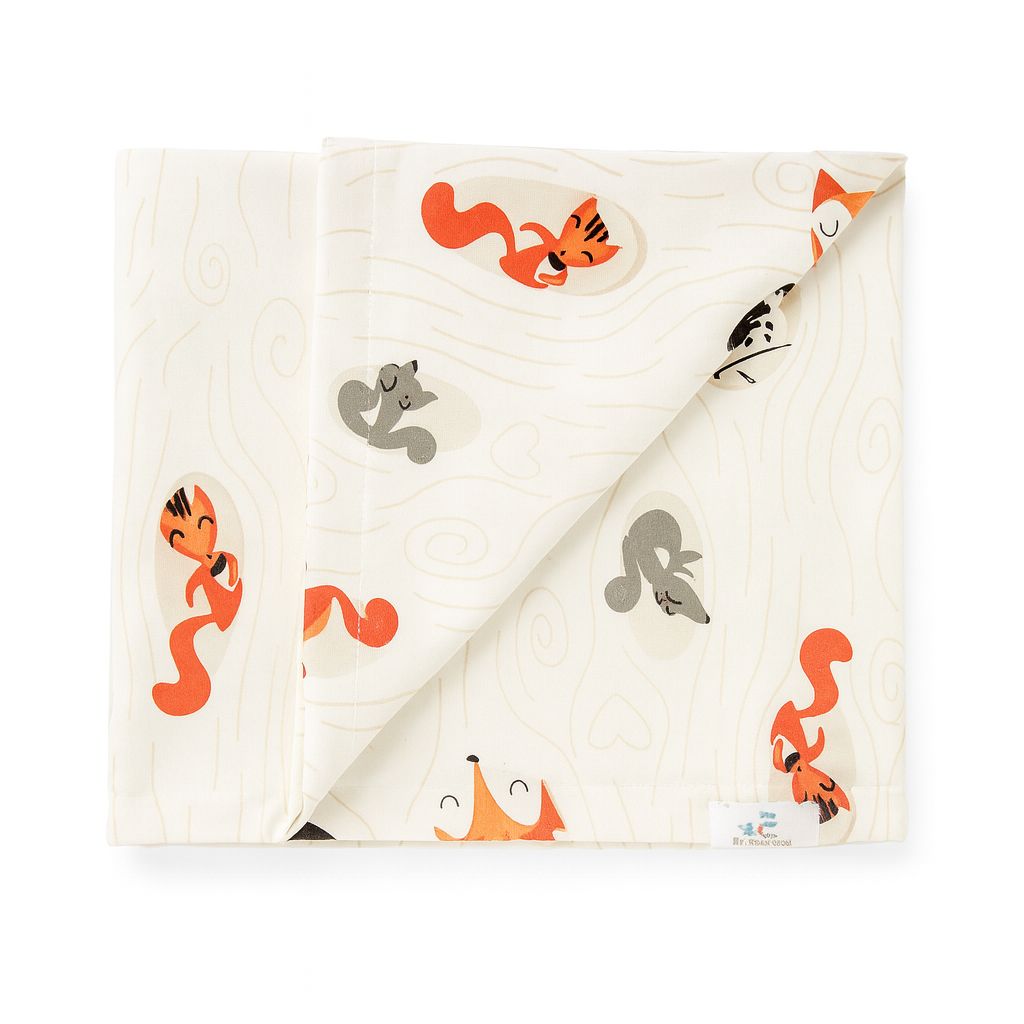 Бебешка калъфка за възглавница 40х60 см. Горски животни