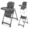 Tulo Столче За Хранене Grey Kinderkraft