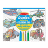 Melissa&Doug Jármű Színező Szett