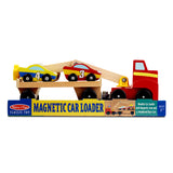Transportor magnetic de mașini din lemn cu mașini