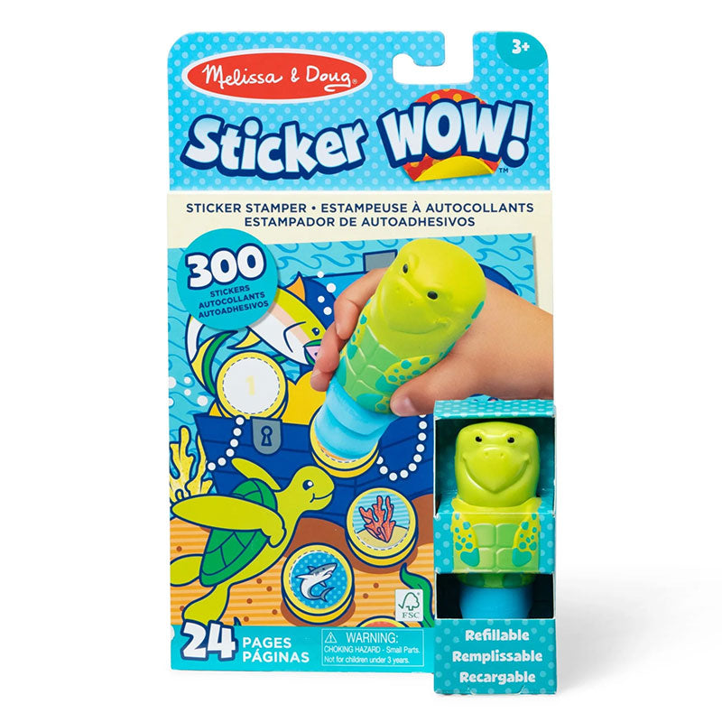 Sticker Wow! Matrica és füzet teknőssel Melissa & Doug