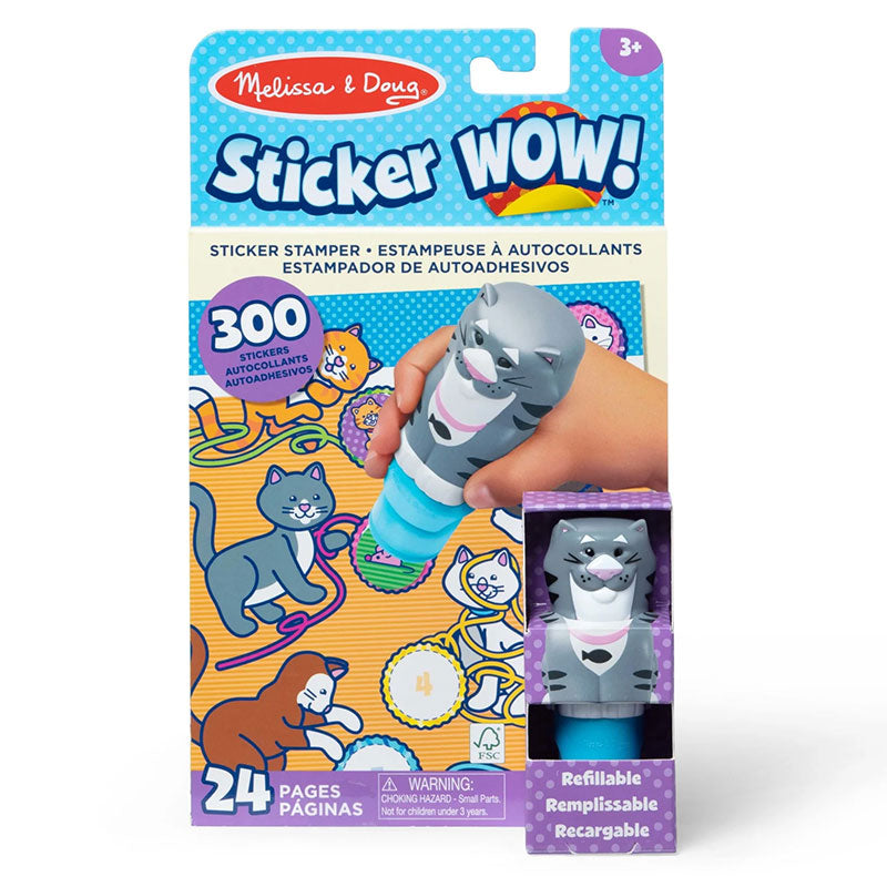 Wow! Matricák. Matrica ívek + füzet Cica Melissa & Doug