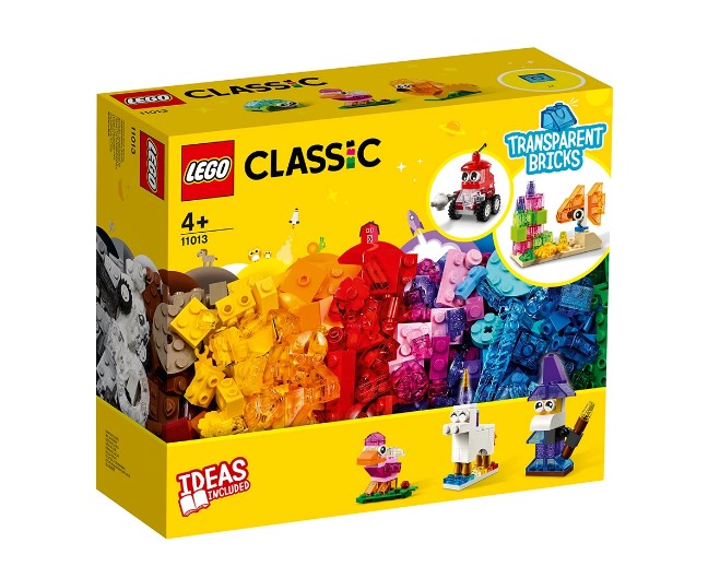 Lego® Classic 11013 - Творчески Прозрачни Тухлички