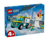 Lego® City 60403 - Линейка За Спешна Помощ И Сноубордист