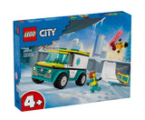 Lego® City 60403 - Линейка За Спешна Помощ И Сноубордист