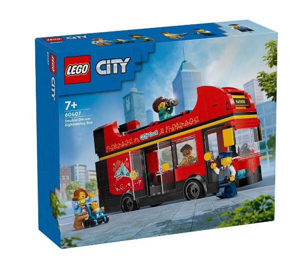 Lego® City 60407 - Червен Двуетажен Автобус За Обиколка