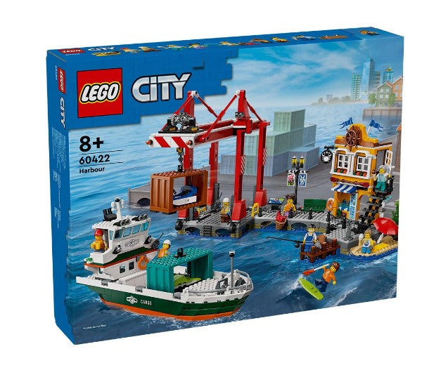 Lego® City 60422 - Крайбрежно Пристанище С Товарен Кораб